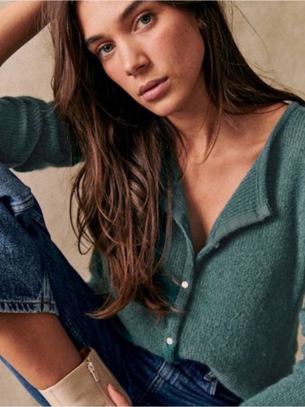 Sezane Sage Gaspard Cardigan